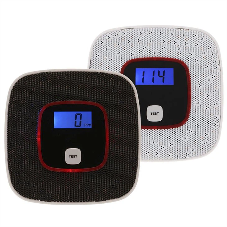 Home Security CE RoHS Batterijgevoede CO-gassensor Koolmonoxidelekkagedetector
